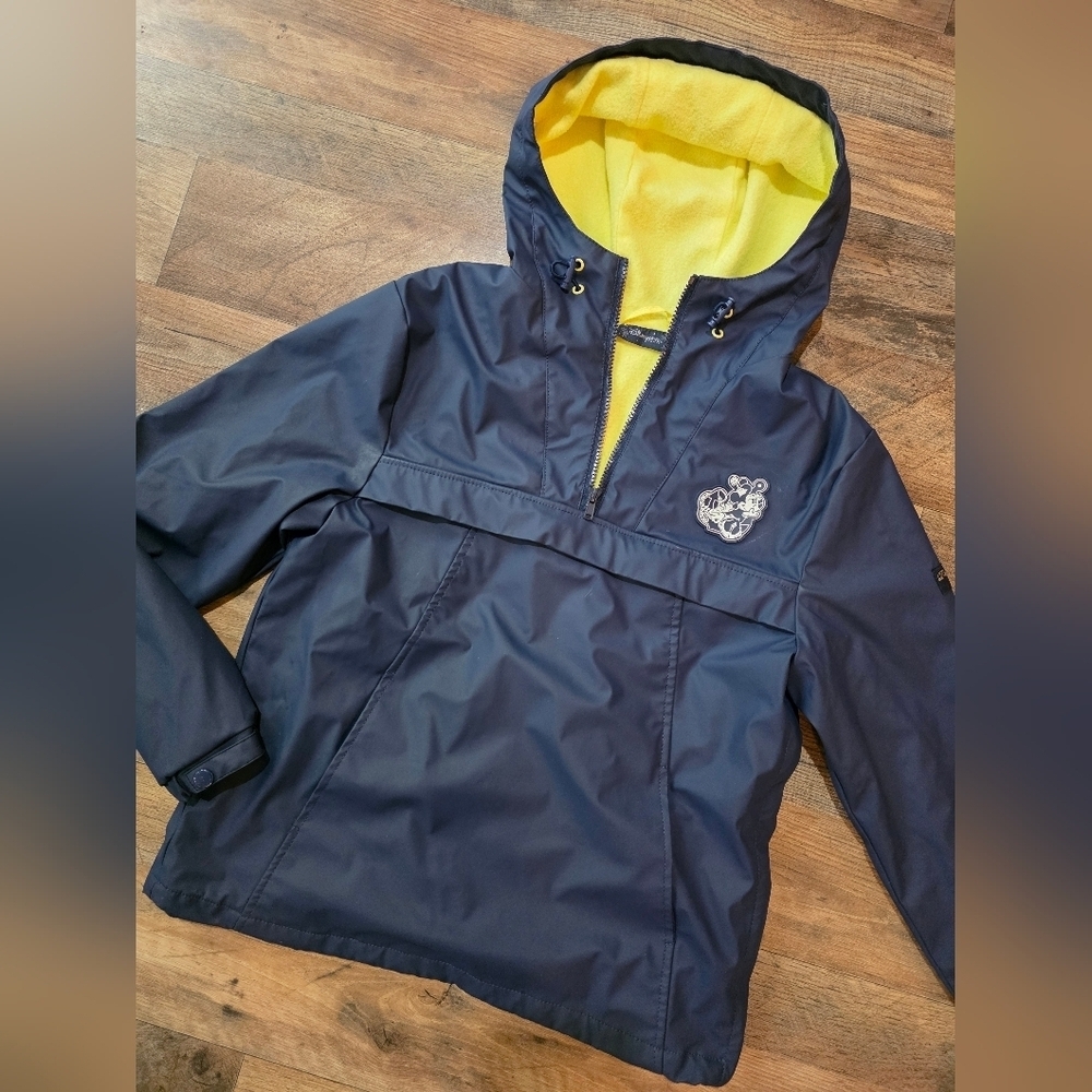 Disneyland Paris Women's Navy Blue Minnie Mouse Fleece Windbreaker Size Small - Picture 2 of 10